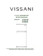 Vissani HVDR430BE Instruction Manual preview