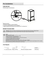 Preview for 8 page of Vissani MDBF18SS Use And Care Manual