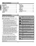 Preview for 2 page of Vissani QR052 Owner'S Manual