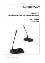 vissonic CLEACON User Manual preview