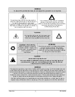 Preview for 2 page of Vista 0150-0267A User Manual