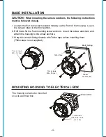 Предварительный просмотр 9 страницы Vista 1/3" EX-VIEW CCD COLOR CAMERA Installation Instructions Manual