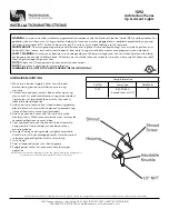 Vista Architectural 1092 Installation Instructions предпросмотр