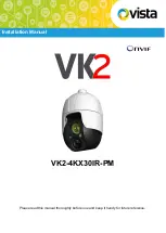 Предварительный просмотр 1 страницы Vista ONVIF VK2-4KX30IR-PM Installation Manual