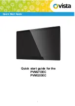 Vista PVM27DEC Quick Start Manual preview