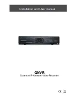 Vista QNVR Installation And User Manual preview