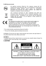 Preview for 3 page of Vista VBC400-600 Installation And User Manual