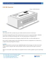 Предварительный просмотр 4 страницы Vista VCX-150 User Manual