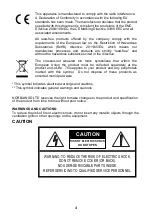 Preview for 4 page of Vista VFD28V12CM960H Setup And User'S Manual