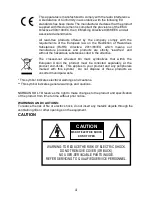 Preview for 3 page of Vista VFD28V12WDR Installation Manual