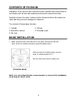 Preview for 8 page of Vista VFD28V12WDR Installation Manual