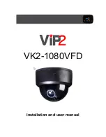 Preview for 1 page of Vista ViP2 VK2-1080VFD Installation And User Manual