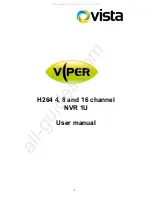 Vista Viper User Manual preview