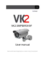 Preview for 1 page of Vista VK2-3MPBIR3V9F User Manual