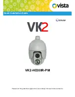 Vista VK2-HD30IR-PM Quick Installation Manual preview