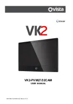 Preview for 1 page of Vista VK2 Series User Manual