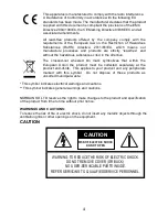 Preview for 4 page of Vista VVRD28V12CM960H / U Installation Manual