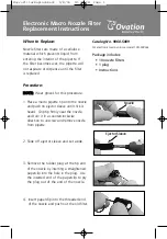 VistaLab Ovation 9060-5009 Replacement Instructions предпросмотр