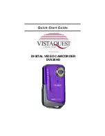 Предварительный просмотр 1 страницы VistaQuest DV820HD Quick Start Manual