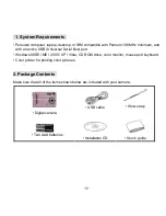 Предварительный просмотр 5 страницы VistaQuest VQ-500 User Manual