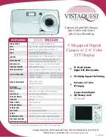 Предварительный просмотр 1 страницы VistaQuest VQ5320 Specification Sheet