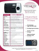 VistaQuest VQ6100 Specifications preview