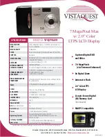 VistaQuest VQ7020 Specification Sheet preview