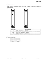 Preview for 4 page of VISTEK V1615 Installation And Operation