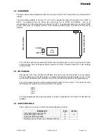 Предварительный просмотр 5 страницы VISTEK V1615 Installation And Operation