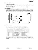 Preview for 4 page of VISTEK V1629 Installation And Operation Manual