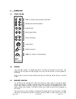 Preview for 9 page of VISTEK V1634A Installation And Operation Manual