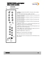 Preview for 9 page of VISTEK V1651 User Manual