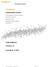 VISTEON CRONY 2010 User Manual preview