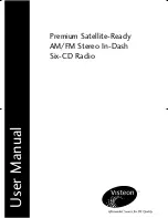 VISTEON Premium Satellite-Ready AM/FM Stereo In-Dash Six-CD Radio User Manual preview