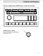 Предварительный просмотр 4 страницы VISTEON Premium Satellite-Ready AM/FM Stereo In-Dash Six-CD Radio User Manual