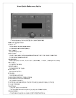 Preview for 10 page of VISTEON R013 PH2-1DIN WDAB User Quick Reference Manual