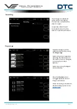 Предварительный просмотр 21 страницы visual engineering DTC TM-RX User Manual