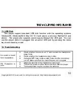 Preview for 10 page of Visual Land THE V-CLIP PRO User Manual