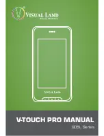 Предварительный просмотр 1 страницы Visual Land V-TOUCH PRO 905L Series Manual