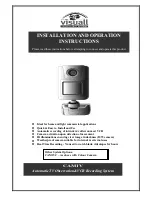 Visuall CAM1V Installation And Operation Instructions preview