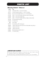 Preview for 22 page of Vita-Mix ADVANCE PERFORMANCE BEVERAGE BLENDING ALL MODELS Use And Care Manual