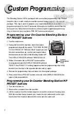 Preview for 6 page of Vita-Mix Blending Station MP Owner'S Manual