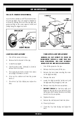 Preview for 28 page of Vita Spa L700C Series Owner'S Manual