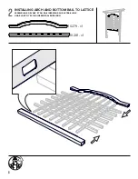 Preview for 8 page of vita CLASSIC MANCHESTER PRIVACY SCREEN Assembly Manual