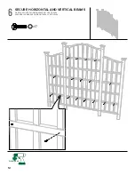 Preview for 12 page of vita Classic Regency Trellis VA68198 Assembly Manual