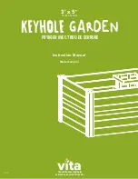 Предварительный просмотр 1 страницы vita KEYHOLE GARDEN Instruction Manual