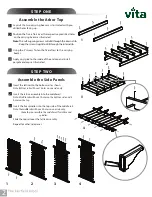 Preview for 2 page of vita The Fairfield Arbor Assembly Instructions