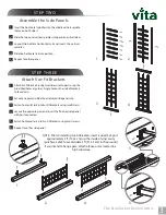 Предварительный просмотр 3 страницы vita The Nantucket Deluxe Assembly Instructions