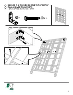 Предварительный просмотр 9 страницы vita URBANA MODERN TRELLIS VT17531 Assembly Manual