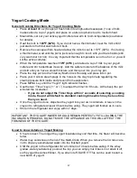 Preview for 17 page of VITACLAY VM7800 Operating And Care Instructions